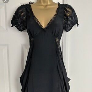 Super sexy All Saints LBD with lace cut outs